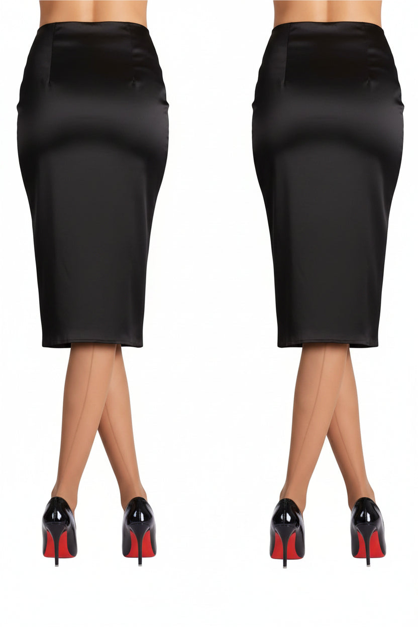 The Backseam Sheer Tights – 20D Elegance