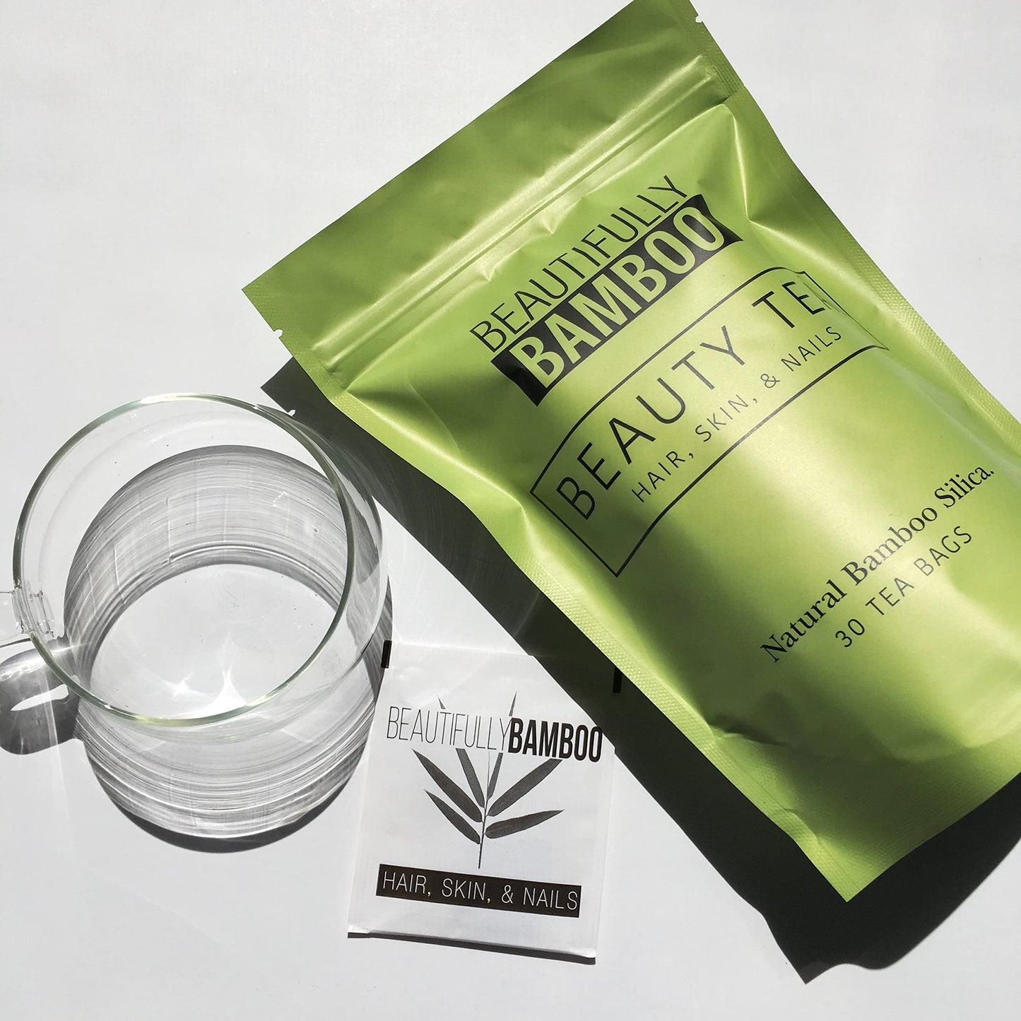 Silica-Rich Bamboo Tea for Hair, Skin & Nails | 30 Biodegradable Filter Paper Bags