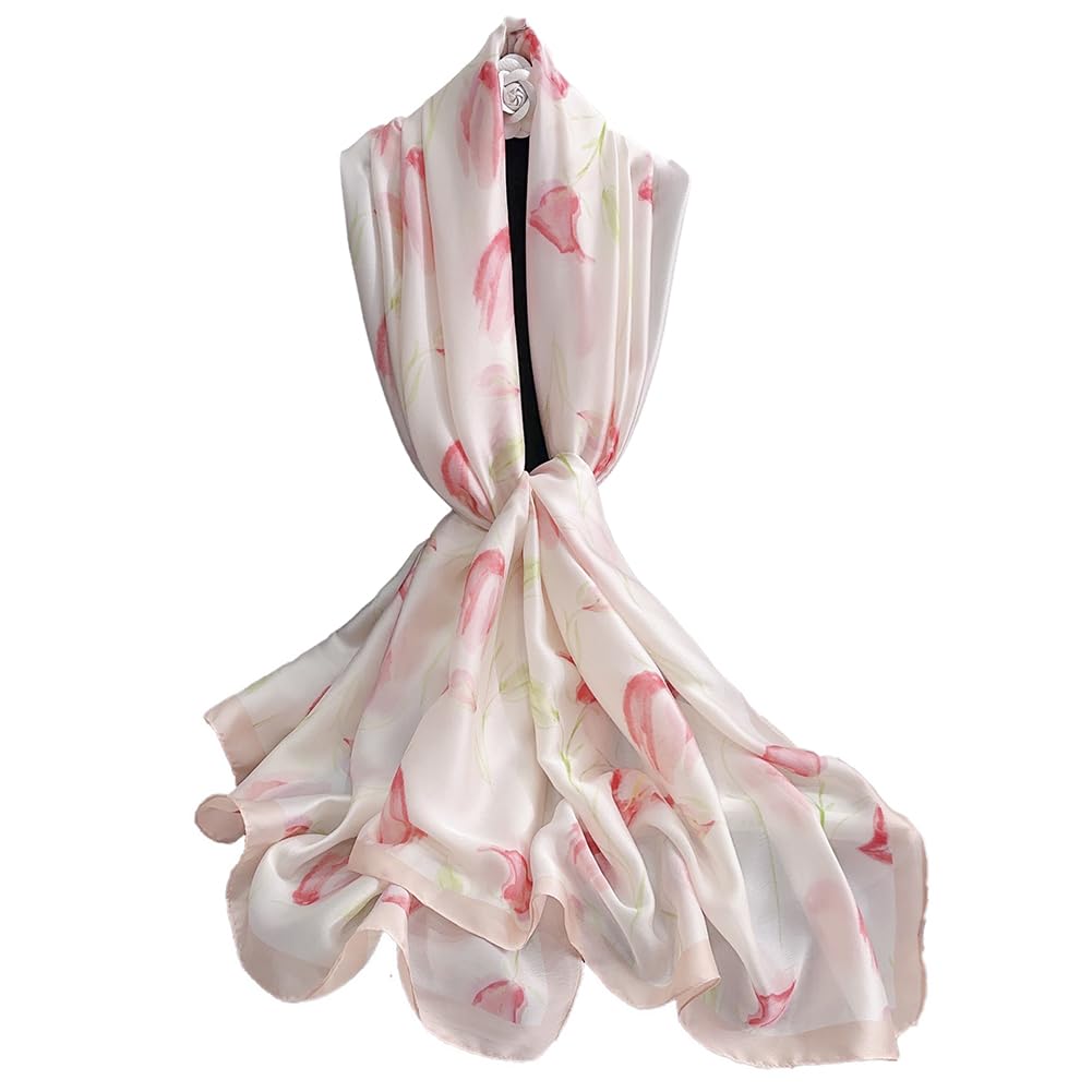 The Sanctuary Silk Shawl in Flora & Fauna | 100% Pure Mulberry Silk