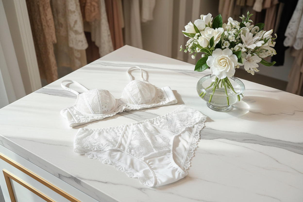 New French Lace Lingerie Set for Women (Bra & Panty)
