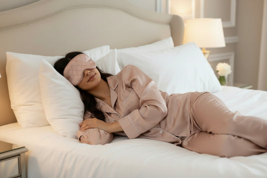 100% Mulberry Silk Sleep Mask - 22 Momme 6A Grade Eye Mask