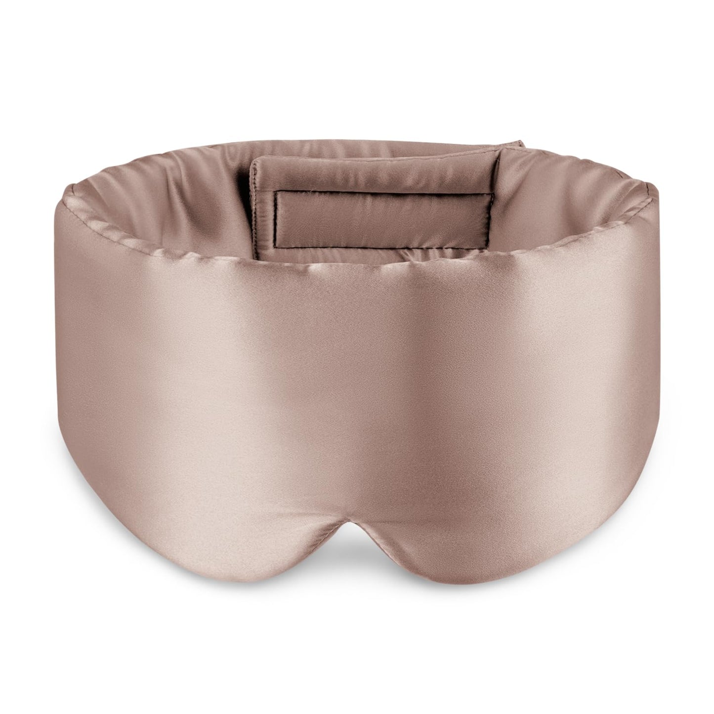 The Total Blackout Therapeutic Eye Wrap | 100% Mulberry Silk in Taupe