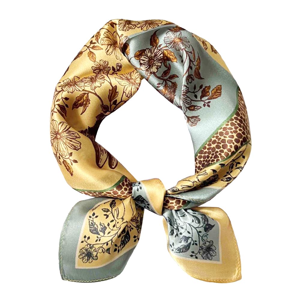 The Rabbit & Bloom Heritage Square | 100% Mulberry Silk (14-Momme)