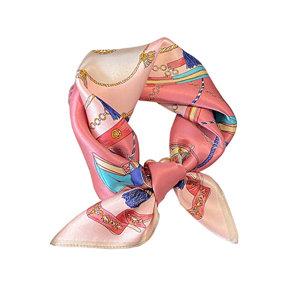 Le Petite Carré | Carriage Pink | 100% Mulberry Silk