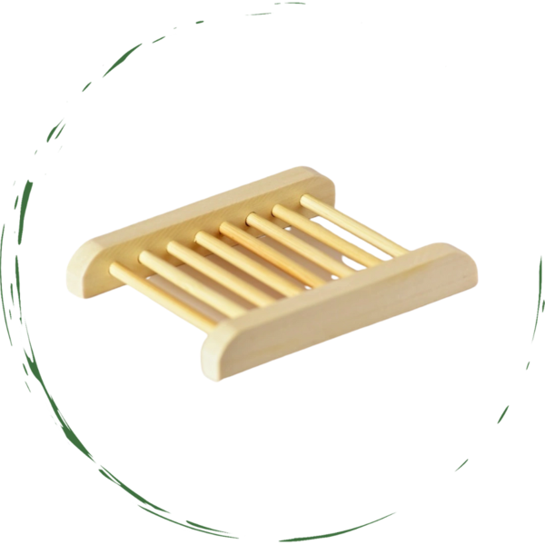 Natural Bamboo Soap Bar Dish | Self-Draining Quick-Dry Holder – Eco Spa Collection